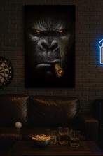Canvas van een rokende gorilla, Ut, Nieuw, Ophalen of Verzenden, Vascostore@yahoo.co.uk