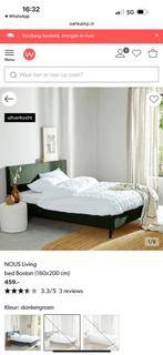 Tweepersoonsbed 160x200cm, Huis en Inrichting, Slaapkamer | Bedden, Ophalen, Tweepersoons, Zo goed als nieuw, 200 cm