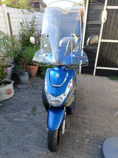 Scooter 45km/h, Fietsen en Brommers, Scooters | Peugeot, Gebruikt, Overige modellen, Maximaal 45 km/u, Benzine, Ophalen