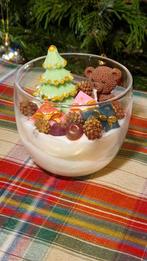 Kerstkaars Sojawas - Kerstboom, Cadeautjes & Teddybeer, Overige materialen, Ophalen of Verzenden, Kaars, Minder dan 25 cm