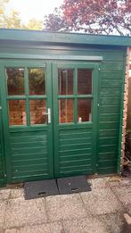 Tuinhuisje/schuurtje hout, Tuin en Terras, Tuinhuizen, Schuur, Zonder ramen, Met overkapping, Hout
