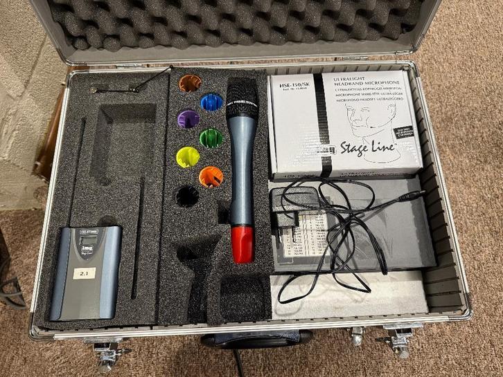 imageline draadloze microfoon set, Muziek en Instrumenten, Microfoons, Zo goed als nieuw, Zangmicrofoon, Draadloos, Ophalen of Verzenden