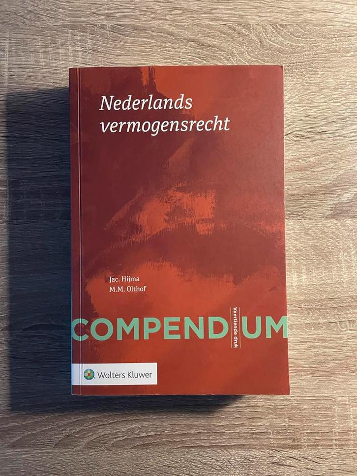 Compendium Nederlands Vermogensrecht (veertiende druk), Boeken, Studieboeken en Cursussen, Zo goed als nieuw, WO, Alpha, Ophalen of Verzenden