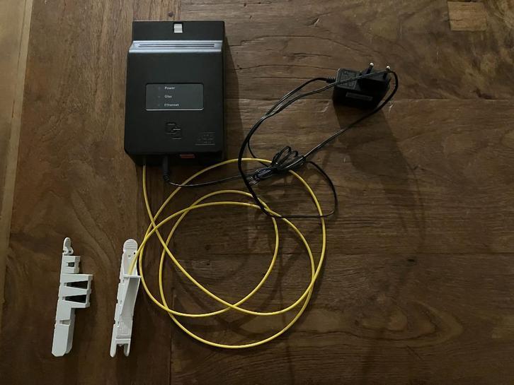 Genexis KPN GMC-TK01-P2110 glasvezel mediaconverter TK01 FTT, Computers en Software, Routers en Modems, Zo goed als nieuw, Ophalen of Verzenden