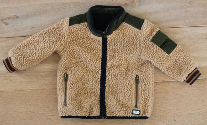 Teddy jas van Like Flo 80, Kinderen en Baby's, Babykleding | Maat 80, Gebruikt, Jongetje, Jasje, Ophalen of Verzenden