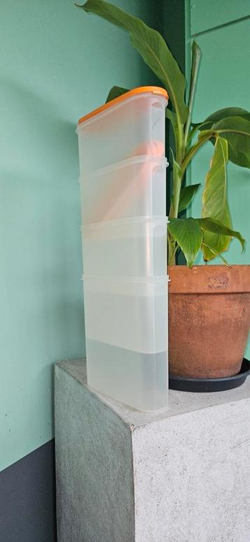 Tupperware ruimtespaarders XL 4 stuks  beschikbaar voor biedingen