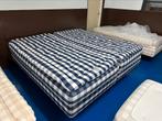 2x hastens_verstelbaar_boxspring. 210x210 2x Firm, Blauw, Ophalen of Verzenden, Zo goed als nieuw, Tweepersoons