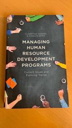 Managing human resource development programs, Ophalen of Verzenden, WO