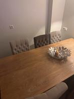 Riverdale Eetkamertafel met 6 stoelen, Ophalen, Gebruikt, 100 tot 150 cm, Vijf personen of meer