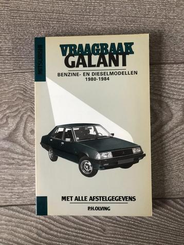 Vraagbaak Mitsubishi Galant Benzine- en Diesel 1980-1984 beschikbaar voor biedingen