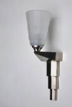 Art Deco Wandlamp Trappo- glas blois, Huis en Inrichting, Lampen | Wandlampen, Ophalen of Verzenden, Zo goed als nieuw, Glas, Art Deco