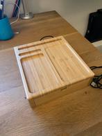 Hema organizer met draadloze oplader, Ophalen of Verzenden, Zo goed als nieuw, Rechthoekig, Hout