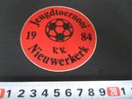sticker voetbal jeugdtoernooi 1984 VV nieuwerkerk *, Ophalen, Zo goed als nieuw, Bedrijf of Vereniging