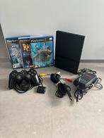 PlayStation 2 Console + Controller + Memory Card + 4 Spellen, Spelcomputers en Games, Spelcomputers | Sony PlayStation 2, Ophalen