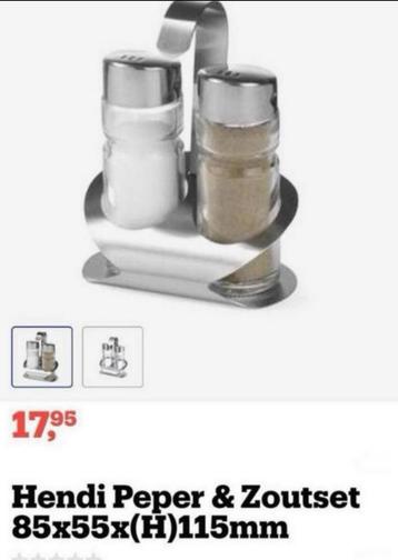 HENDI PEPER & ZOUTSET beschikbaar voor biedingen