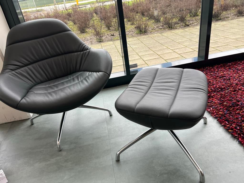 Nieuw Design on Stock Nylo Fauteuil met poef Design Stoel, Huis en Inrichting, 75 tot 100 cm, Ophalen of Verzenden, Eyye, 50 tot 75 cm