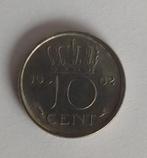 Nederland munt 10 cent 1962, volgnr 21, Postzegels en Munten, Munten | Nederland, Ophalen of Verzenden, Koningin Beatrix, 10 cent