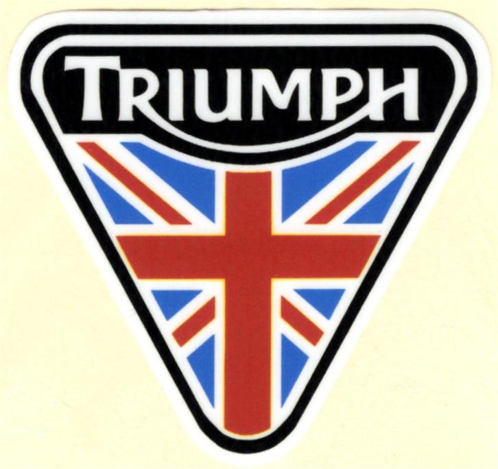 Triumph sticker #14, Motoren, Accessoires | Stickers, Verzenden