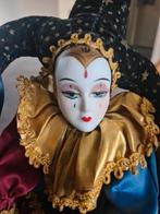 Harlequin - Carnaval - Pierrot - Masker - Nar, Verzamelen, Poppen, Ophalen of Verzenden, Gebruikt, Pop