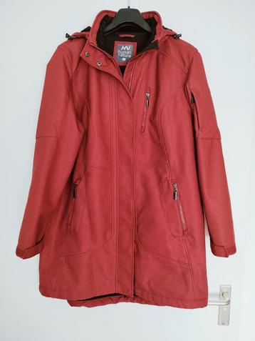 Human Nature roodbruin softshell jack XXXL (44/46) beschikbaar voor biedingen