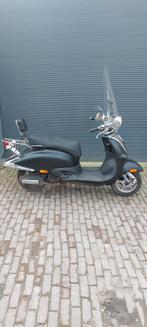 Retro scooter geel kenteken, Gebruikt, Ophalen of Verzenden