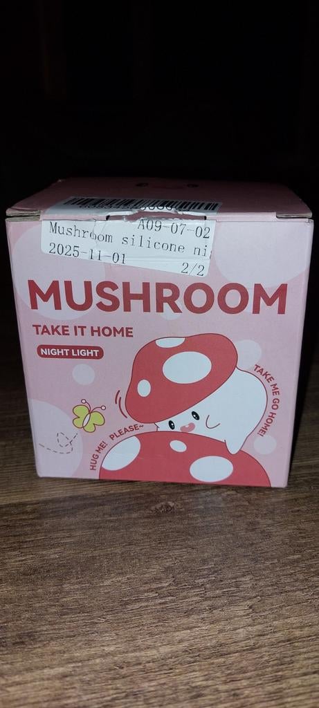 Leuke paddestoel nachtlamp, Kunststof, Ophalen of Verzenden, Zo goed als nieuw, Minder dan 100 cm