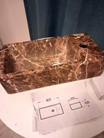 Marmer look design fonteintje rechts nieuw, Doe-het-zelf en Verbouw, Sanitair, Ophalen of Verzenden, Nieuw, Steen, Wastafel