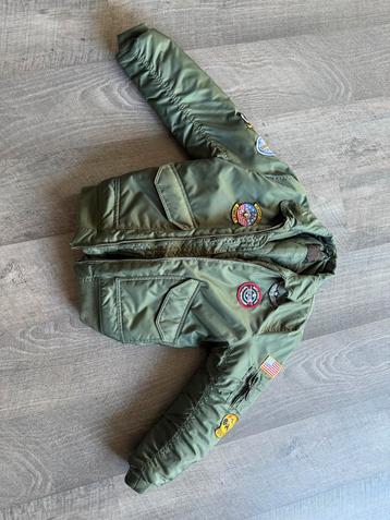 Bomberjack Vliegers Kind Maat 140 - Als Nieuw! beschikbaar voor biedingen