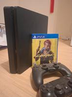 PS4 Slim + 2 Controllers + Cyberpunk 2077, Met 2 controllers, Ophalen of Verzenden, Slim, Gebruikt