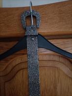 NIEUW!! Riem met strass zwart, Kleding | Dames, Riemen en Ceinturen, Zwart, 90 tot 100 cm, Tailleriem, Zo goed als nieuw