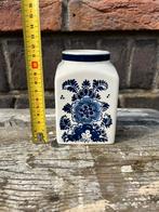 Delfts blauw potje vaasje leuk voor pennen keramiek, Ophalen of Verzenden, Blauw, Aardewerk of Porselein, Minder dan 50 cm