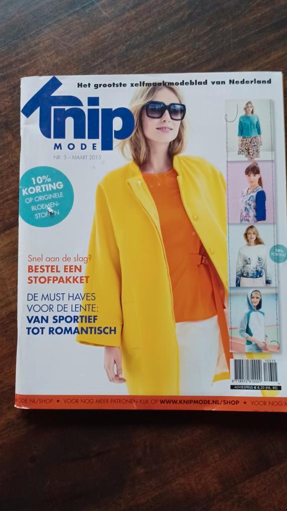 Knip, sportieve naaipatronen voor het voorjaar, Hobby en Vrije tijd, Kledingpatronen, Zo goed als nieuw, Vrouw, Knipmode, Ophalen of Verzenden