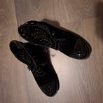 Mooie bootschoen met pailletten., Kleding | Dames, Schoenen, Ophalen of Verzenden, Zo goed als nieuw, Zwart, Sneakers of Gympen