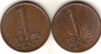 Juliana 1 cent 1969 MMT haan en vis, deels originele kleur, Verzenden, Koningin Juliana, Setje