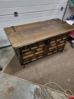 dekenkist oud bewerkt, Antiek en Kunst, Curiosa en Brocante, Ophalen of Verzenden