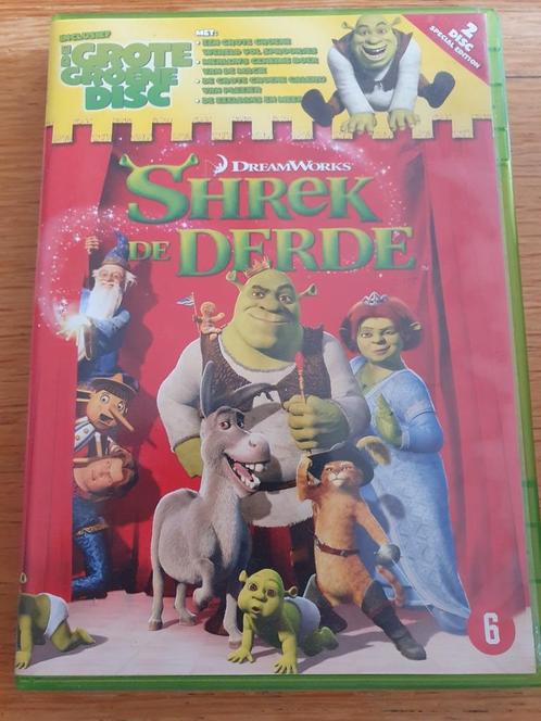 Shrek de derde, Cd's en Dvd's, Dvd's | Tekenfilms en Animatie, Zo goed als nieuw, Alle leeftijden, Ophalen of Verzenden