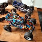 2x Traxxas rustler en bijbehoren, Gebruikt, Auto offroad, Schaal 1:10, Ophalen