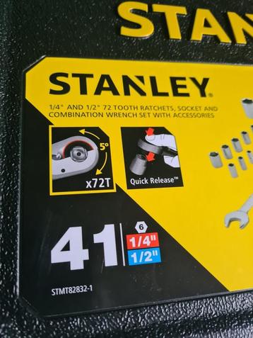 Stanley STMT82832-1 Dopsleutel + Ringsteeksleutelset 41-deli beschikbaar voor biedingen