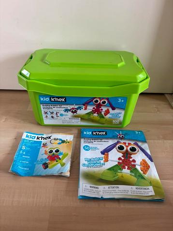 Kid K’nex bouwdoos en extra setje beschikbaar voor biedingen