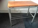 vintage pastoe Cees Braakman retro bijzet tafel, Huis en Inrichting, Gebruikt, 55 tot 75 cm, Rechthoekig, Hout