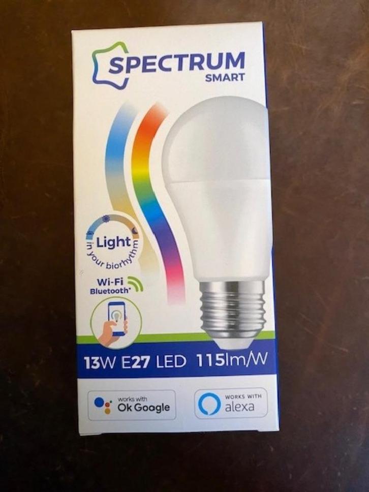 Spectrum SMART lampen ( 5 stuks ) 3 X E14 + 2 X E27 lamp, Hobby en Vrije tijd, Elektronica-componenten, Nieuw, Ophalen