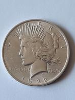 Peacedollar 1922 usa  kk  f.12.5, Ophalen of Verzenden, Noord-Amerika