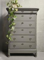 OPRUIMING Antieke Biedermeier chiffonaire vintage ladekast, Antiek en Kunst, Ophalen of Verzenden