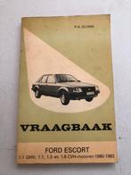 Vraagbaak Ford Escort 1980-1983, Ophalen of Verzenden