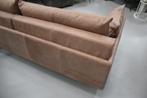 Luxe bank JAZZ Jess Design echt leer naturel beige bankstel, Huis en Inrichting, Fauteuils, Ophalen, Zo goed als nieuw, Modern design vintage industrieel landelijk