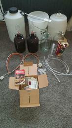 Compleet homebrew kit, carboy, mandfles, verwarmer, sifon..., Hobby en Vrije tijd, Overige Hobby en Vrije tijd, Gebruikt, Ophalen