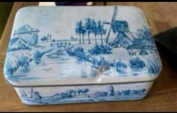 Oude Blik(ken) / Koekblik- Koek Blik / Kerst Blikken etc, Verzamelen, Blikken, Zo goed als nieuw, Overige, Ophalen of Verzenden