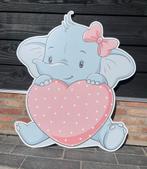 Geboortebord Olifant - te personaliseren met naam!, Ophalen of Verzenden, Nieuw, Geboortebord