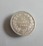 Wilhelmina 25 Cent 1903, Zilver, 25 cent, Ophalen of Verzenden, Koningin Wilhelmina