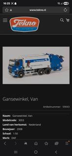 Gezocht deze wagens van van gansewinkel, Hobby en Vrije tijd, Modelauto's | 1:50, Ophalen of Verzenden, Zo goed als nieuw, Bus of Vrachtwagen